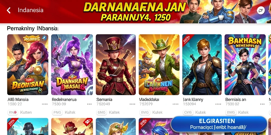 Tantangan misi yang beragam dan menarik.